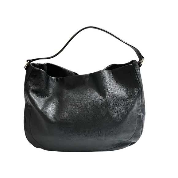 Banana Republic Black Leather Slouchy Shoulder Bag - Picture 3 of 13